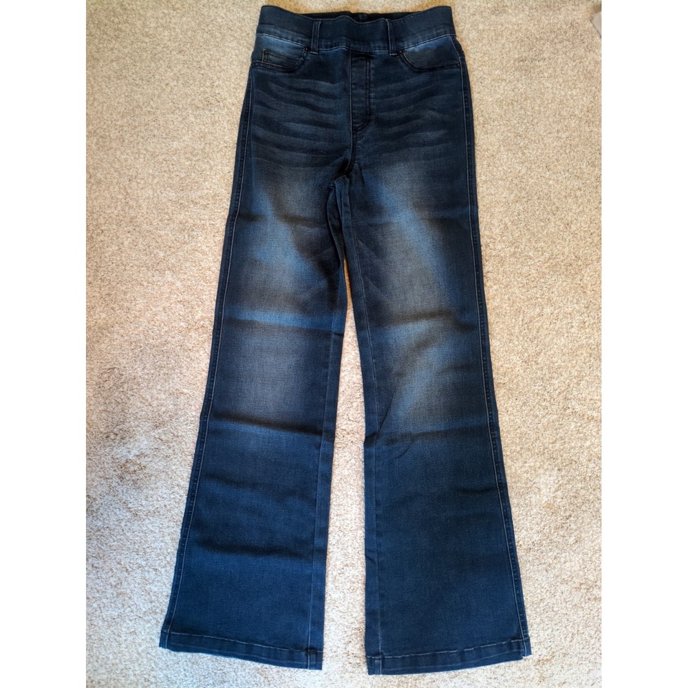 Colleen Lopez Pull On Blue Jeans Flare XS